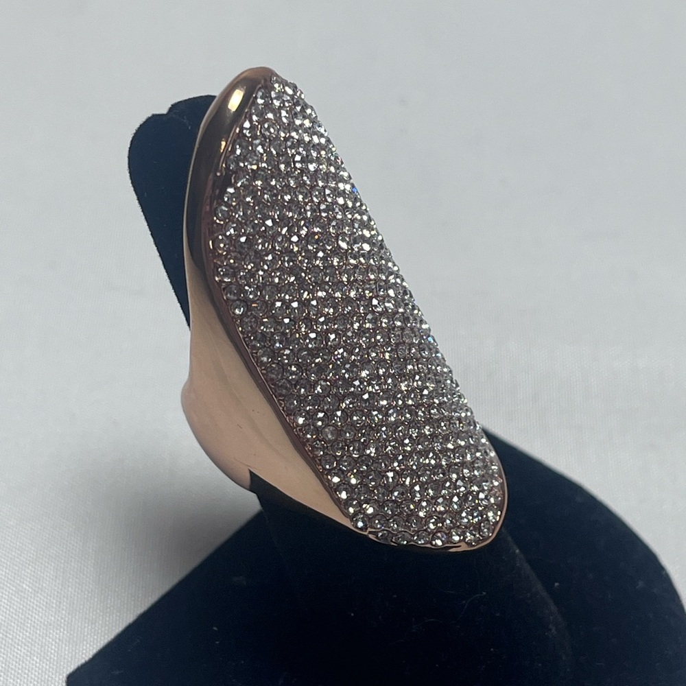 Vince Camuto Rose Gold-Tone Sculpted Metal Ring